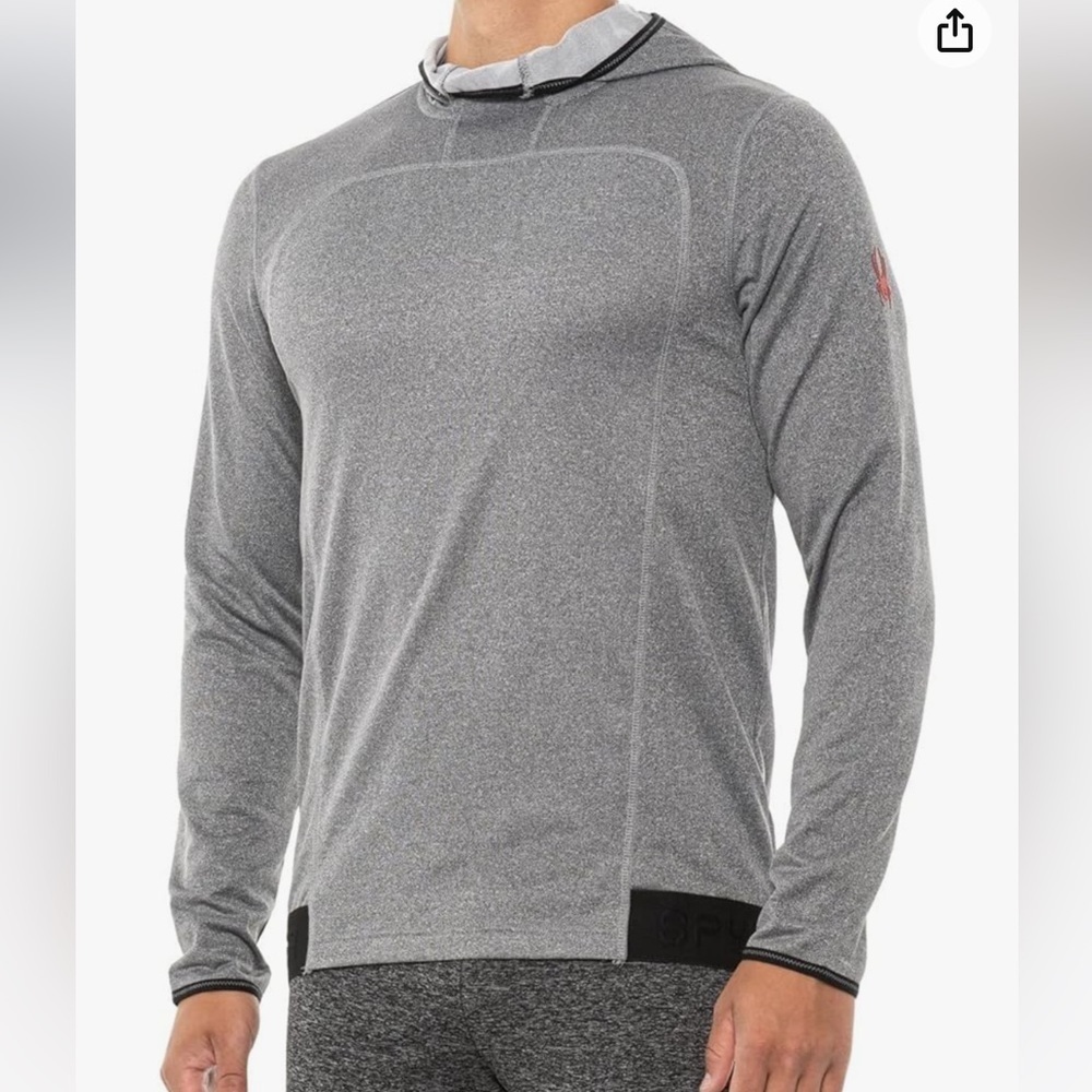 Spyder French Terry Burnt Charcoal Men's Hoodie